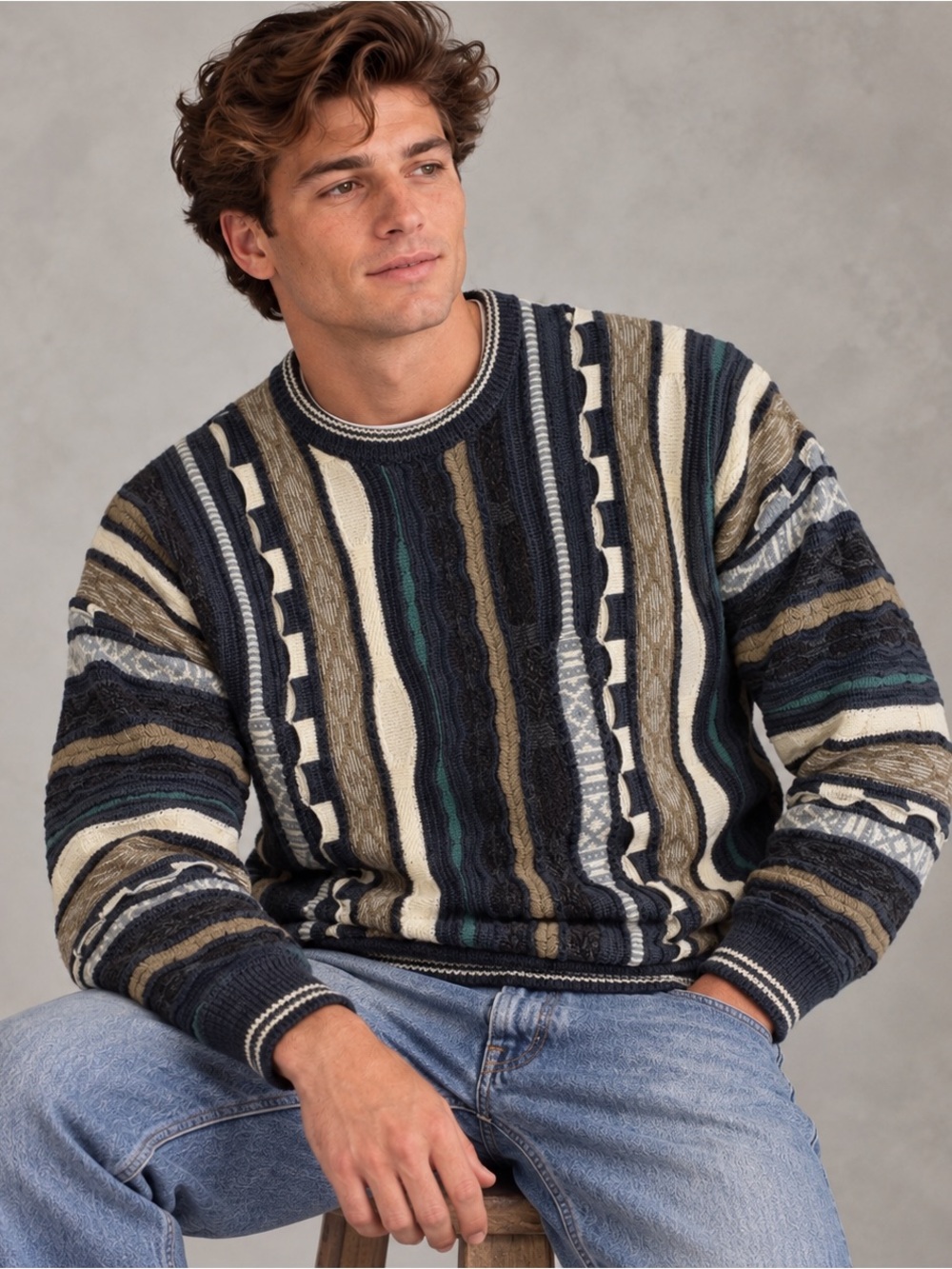 Coogi Style Le Tigre Crewneck Sweater